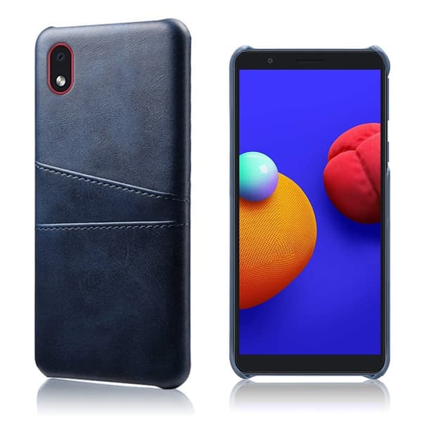 Samsung Galaxy M01 Core skal med korthållare - Blå Blå