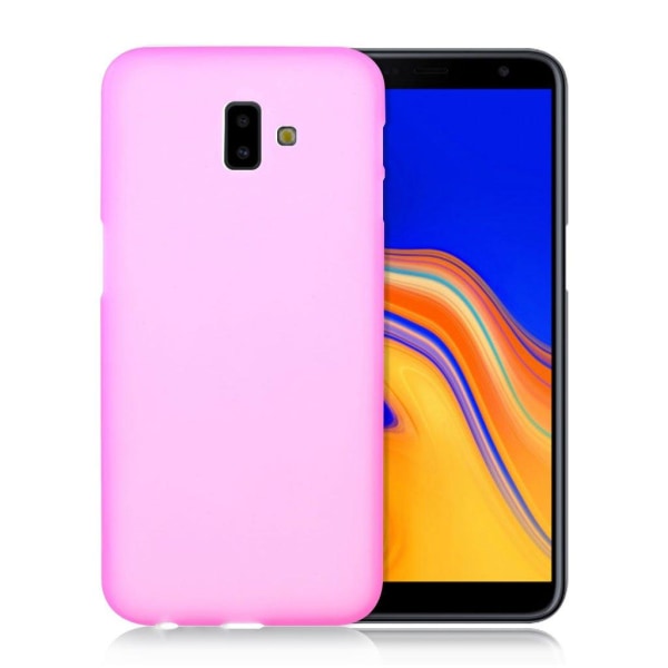 Samsung Galaxy J6 Plus (2018) dobbeltsidet mat etui - Rose Pink