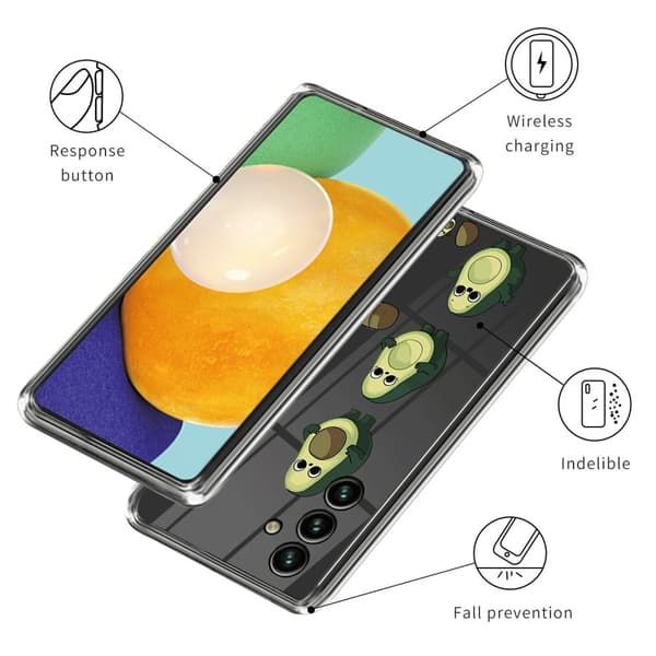 Deco Samsung Galaxy M14 Etui - Avokado Green