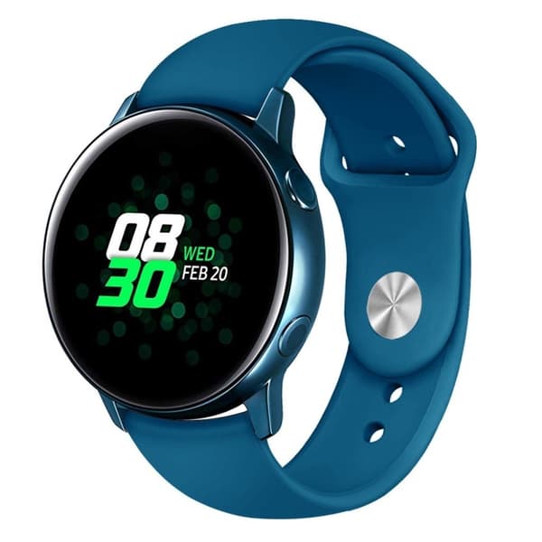 Samsung Galaxy Watch Active (20mm) slitstarkt klockarmband - Mörkblå Blå