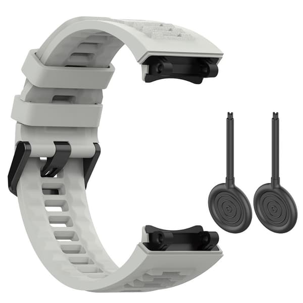 Amazfit T-Rex 2 silikone urrem - Grå Silver grey