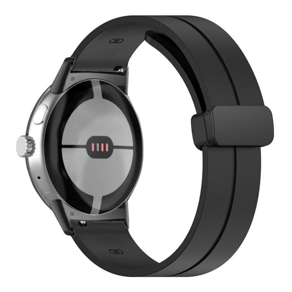 Google Pixel Watch silikone-urrem - Sort Spænde / Sort Black