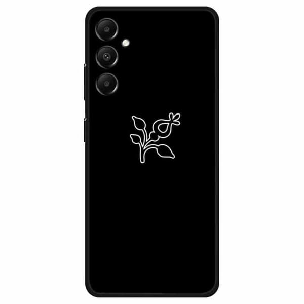 Imagine Samsung Galaxy A05s deksel - Blomst Black