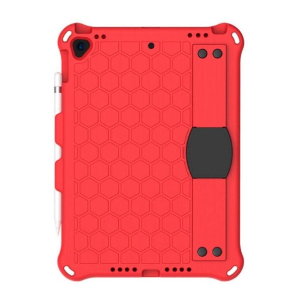 iPad 10.2 (2019) honeycomb EVA silikone kombo etui - Rød Red