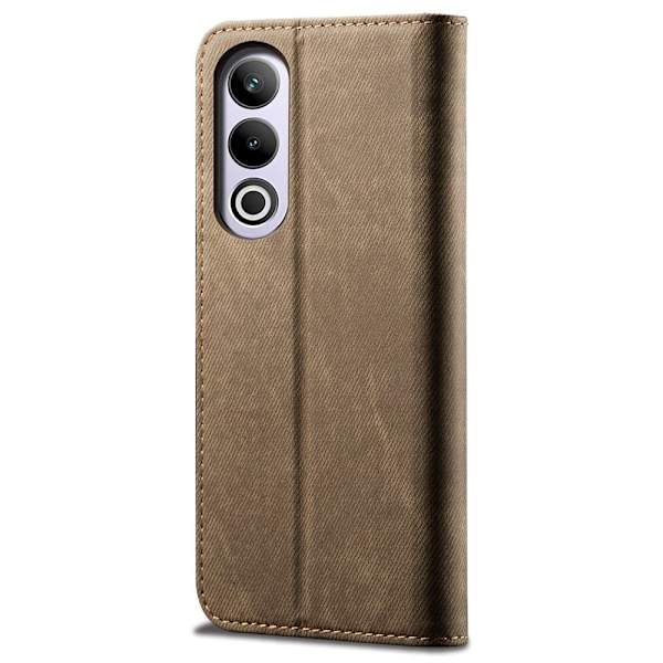 Jeans OnePlus Ace 3V flip etui - Khaki Brown
