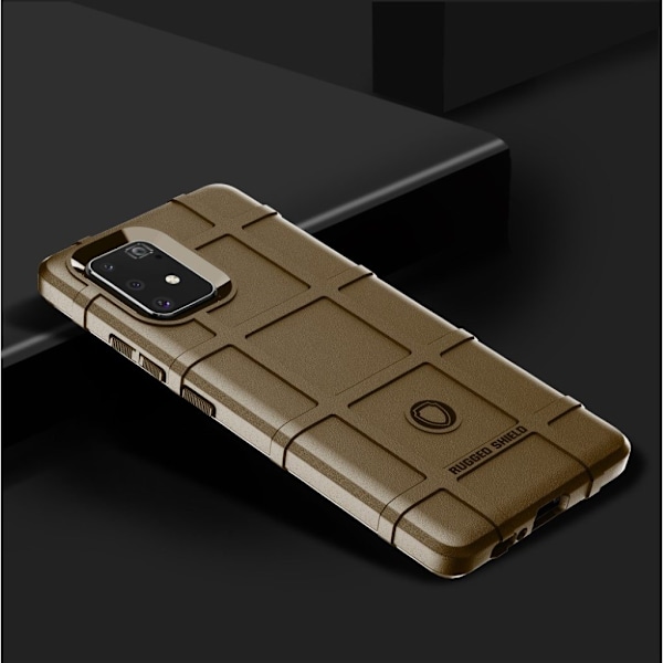 Rugged Shield Samsung Galaxy S10 Lite kotelot - Ruskea Brown