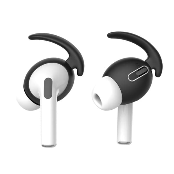 1 Pair AirPods Pro 2 silicone cover - Black Black
