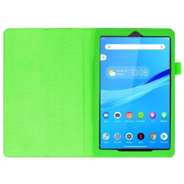 Lenovo Tab M8 litchi leather flip case - Green Green