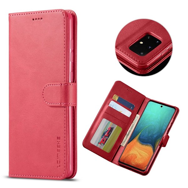 LC.IMEEKE Samsung Galaxy A31 Flip kotelot - Punainen Red