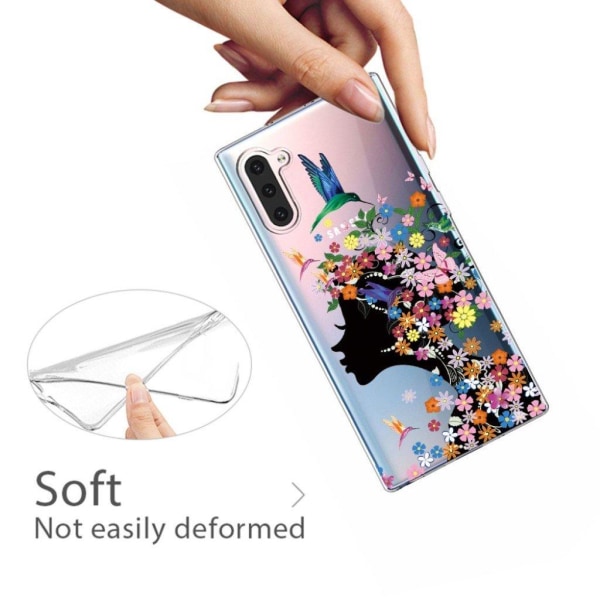Deco Samsung Galaxy Note 10 kuoret - Kaunis tyttö Multicolor