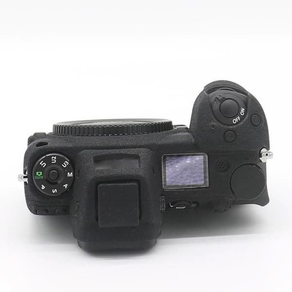 Nikon Z6 / Z7 litchi tekstur silikone cover - Sort Black