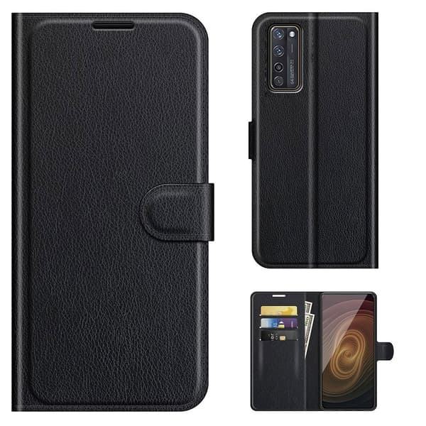 Classic ZTE Axon 20 5G / Axon 20 4g Läppäkotelo - Musta Black