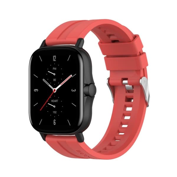 20 mm silikoneurrem til Amazfit GTS-enheder - Rød Red