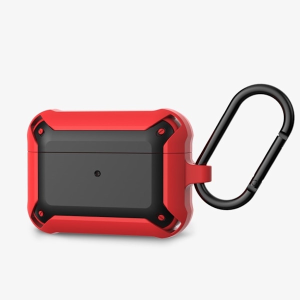 Airpods Pro hybrid-etui - Sort / Rød Red