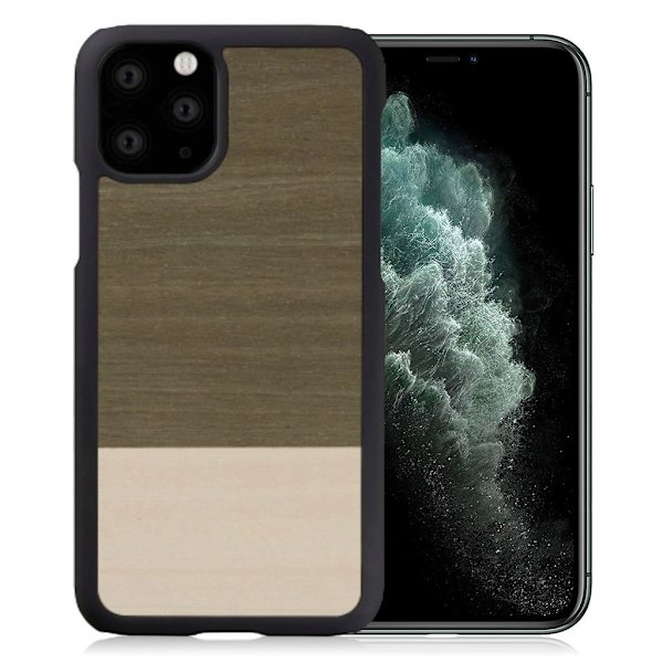 Man&Wood premium-kotelo iPhone 11 Pro Max - Einstein Brown