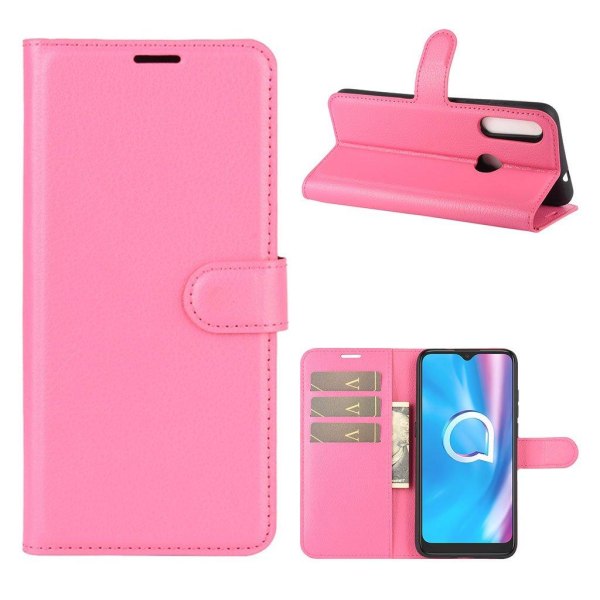 Classic Alcatel 1s (2020) Flip Etui - Rose Pink