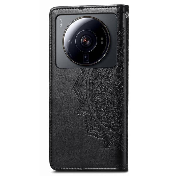 Mandala Xiaomi 12s Ultra Läppäkotelo - Musta Black