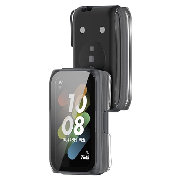 Huawei Band 7 / 6 / Honor Band 6 cover with screen protector - Transparent Transparent