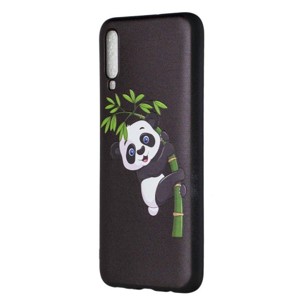 Imagine Samsung Galaxy A70 cover - Panda Klatrer Bambus Multicolor