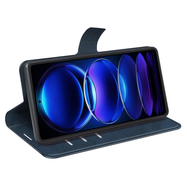 Lompakko Nahkakotelo For Xiaomi Redmi Note 12 Pro - Sininen Blue