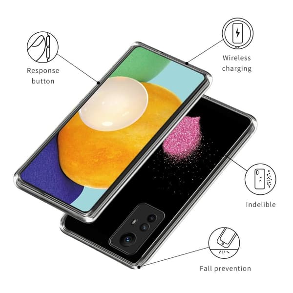 Deco Xiaomi Redmi Note 12S deksel - Hjerte Pink