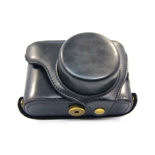 Fuji X100 / X100F / X100S PU læder beskyttende etui - Sort Black