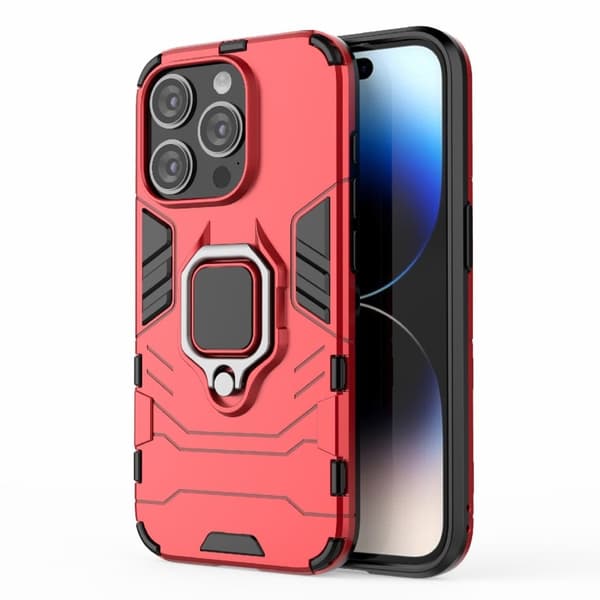 Ring Guard-etui - iPhone 15 Pro Max - Rød Red