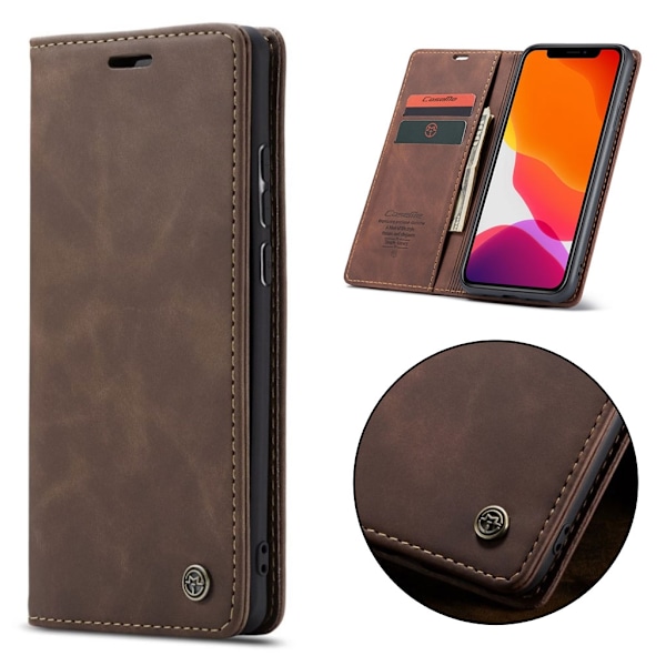CaseMe vintage iPhone 11 Pro Max fodral - Brun Brun