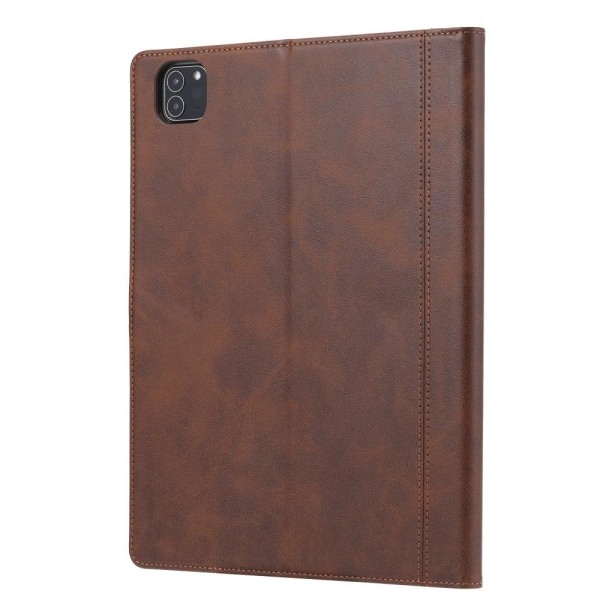 iPad Air (2022) / Air (2020) leather flip case - Brown Brun