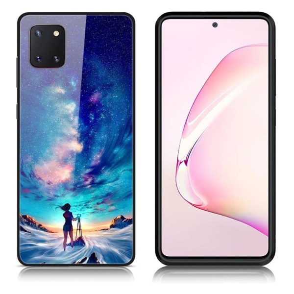 Fantasy Samsung Galaxy Note 10 Lite kuoret - Tähtitieteellinen tyttö Multicolor