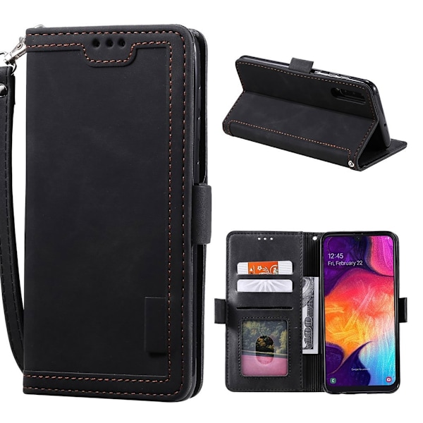 Surburbian Samsung Galaxy A70 flip etui - Sort Black