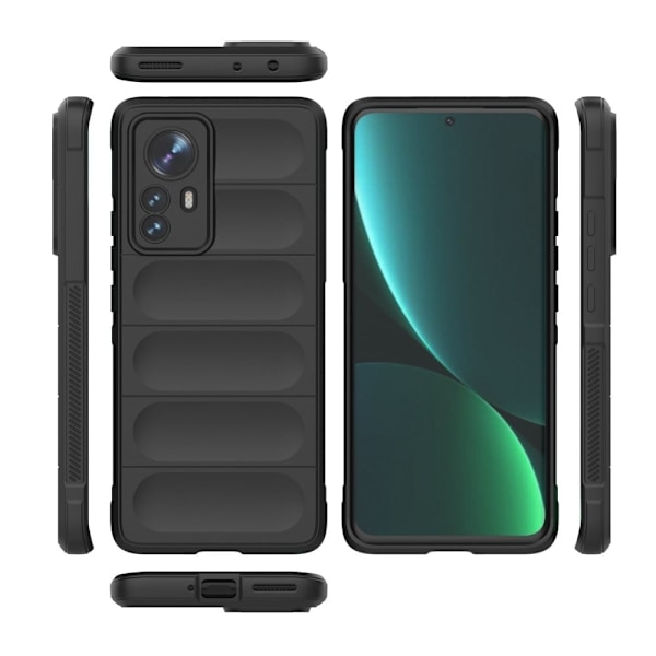 Blødt grebsformet cover til Xiaomi 12S Pro / Xiaomi 12 Pro - Sølv/Grå Silver grey