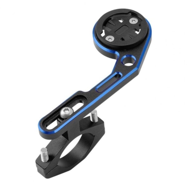 Universal aluminum alloy bicycle handlebar GPS mount - Black+Blu Blue