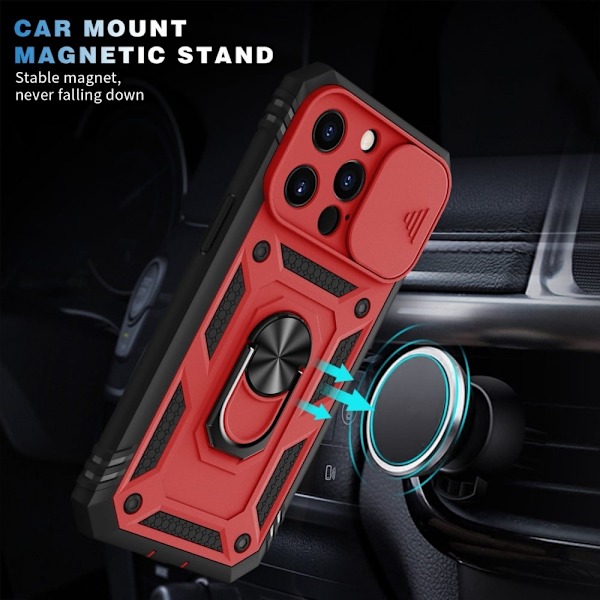 Bofink Combat iPhone 13 Pro cover - Rød Red