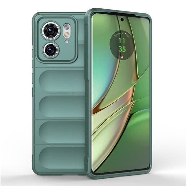Blødt grebsformet Motorola Edge 40 cover - Grøn Green