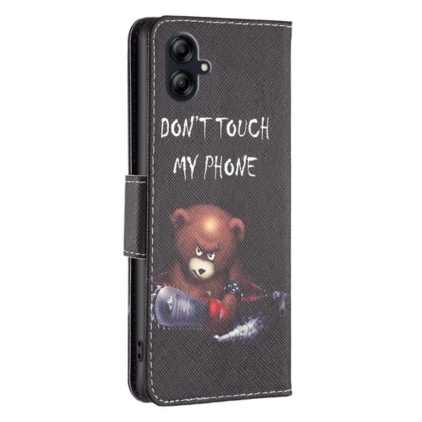 Wonderland Samsung Galaxy A04e Flippetui - Bjørn Black