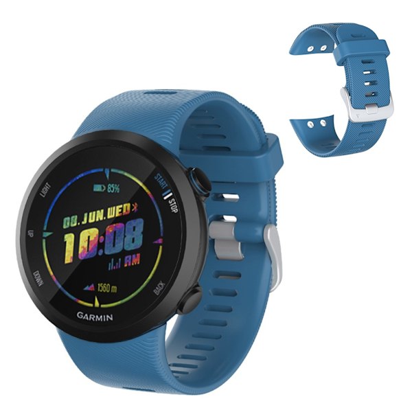 Garmin Forerunner 45 silikone urrem - Blå Blue