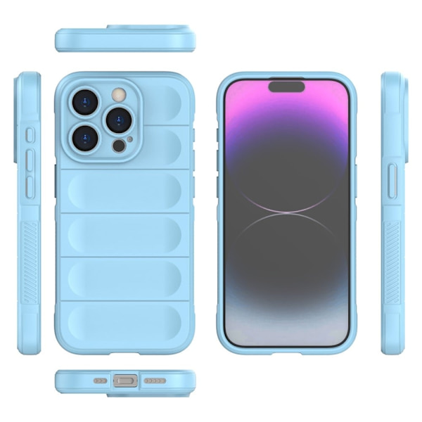 Deksel med mykt grep for iPhone 15 Pro Max - Babyblå Blue