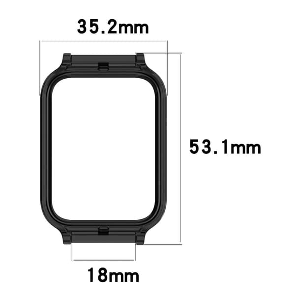 Xiaomi Smart Band 9 Pro Watch Case Semi-Enclosed Scratch Resistant Protective Cover - Retro White White