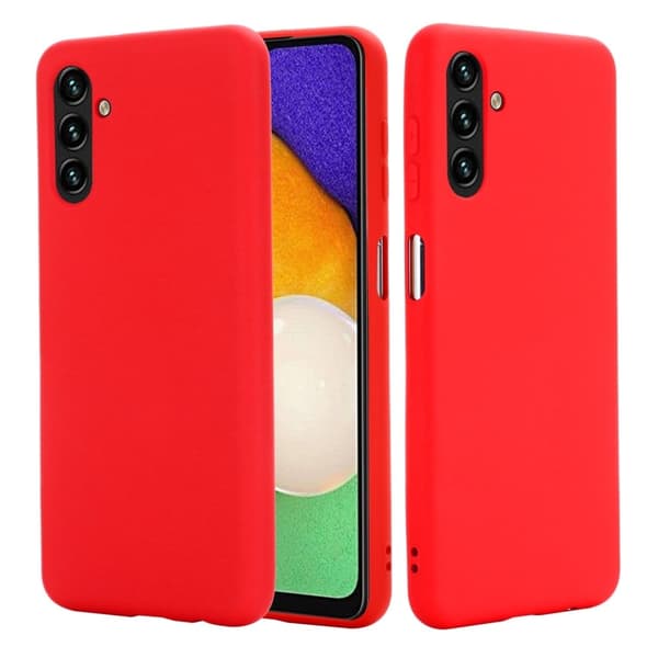 Matt flytende silikondeksel for Samsung Galaxy A13 5G - Rød Red