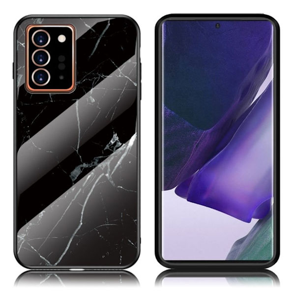 Fantasy Marble Samsung Galaxy Note 20 Ultra kuoret - Musta Black