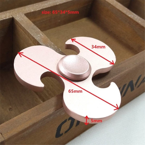 Hot Wheels Fidget Hand Spinner - Rødguld Pink
