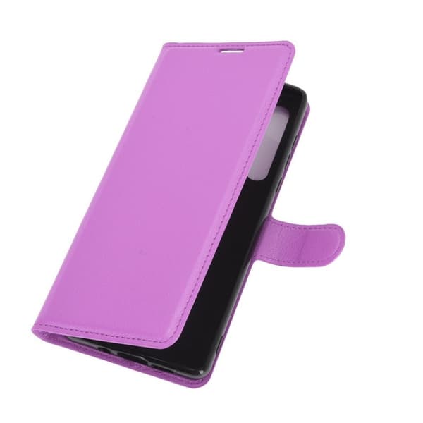 Classic Motorola Edge Flippetui - Lilla Purple