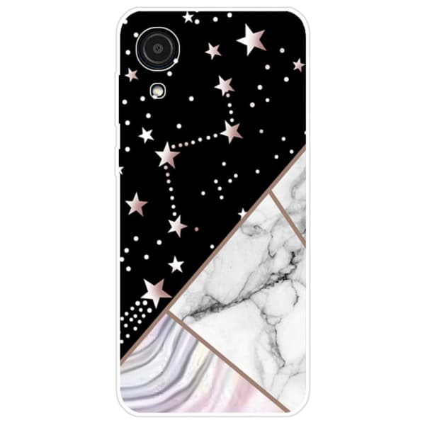 Marmormotiv Samsung Galaxy A03 Core skal - Konstellation Marmorplatta multifärg