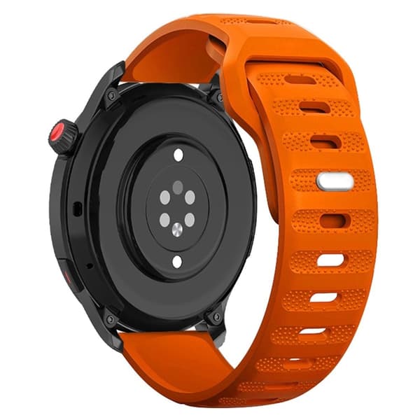22 mm universalrem med punktstruktur - Orange Orange