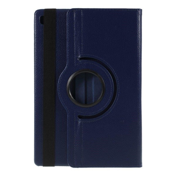 Samsung Galaxy Tab S5e litchi leather case - Dark Blue Blå