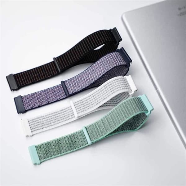 Amazfit GTR 47mm / Pace vävt klockarmband i nylon - Sjöblå Blå