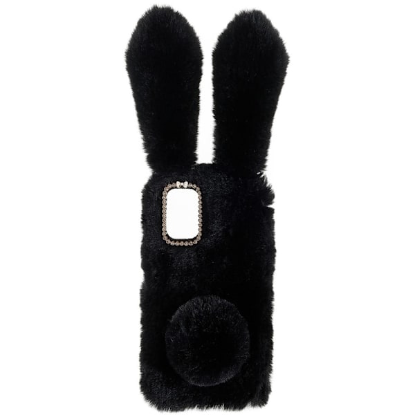 Fluffy Rabbit Nokia G21 deksel - Svart Black