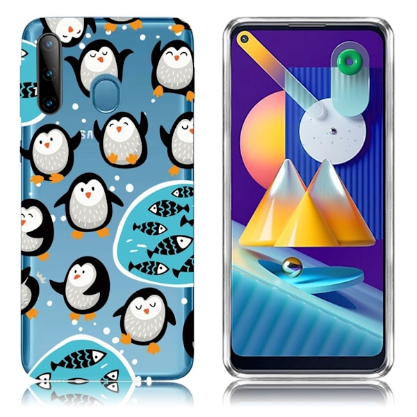 Deco Samsung Galaxy A11 / M11 kuoret - Pingviini Multicolor