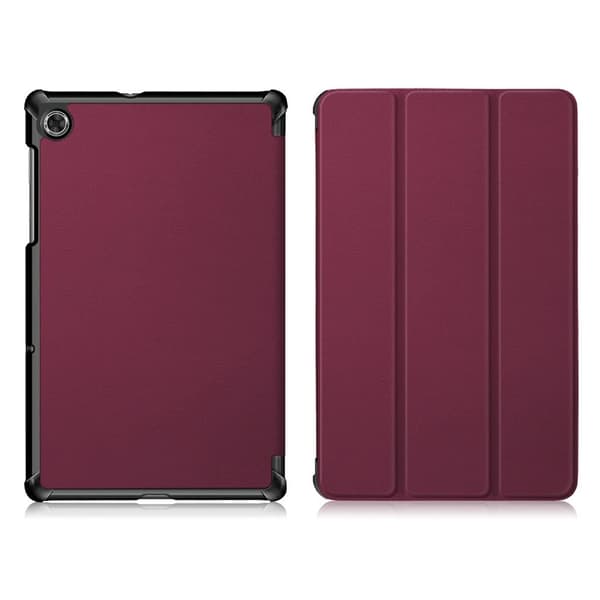 Lenovo Tab M10 HD Gen 2 tri-fold læder flip case - Magenta Red